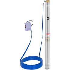 Dompelpomp voor diepe goed goed staal 3000 in 10800 L / H tot 96 m