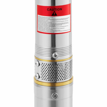 Submersible pump for deep well steel 750 in 3800 l / h to 60 m