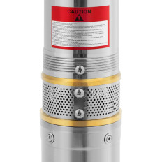 Bomba sutil para pozo profundo de acero 1000 W 4000 l / h hasta 91 m