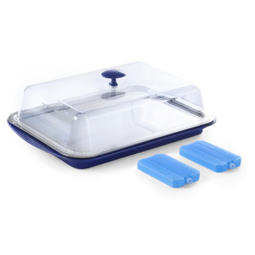 Bandeja de refrigeração para pratos com capa 43x29cm - Hendi 424155