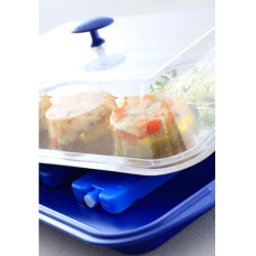 Bandeja de enfriamiento para platos con cubierta de 43x29cm - Hendi 424155