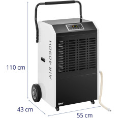 Air Donhumidifier vlage Breaker Building 1300 W 857 m3 / h do 100 m2