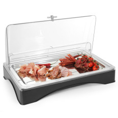Tray with cooling cartridge GN1 / 1 and ROLLTOP cover - Hendi 424186
