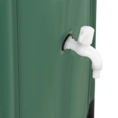 Barril del tanque. Contenedor de agua de lluvia. Jardín plegable 380 l