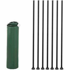 Barril del tanque. Contenedor de agua de lluvia. Jardín plegable 380 l