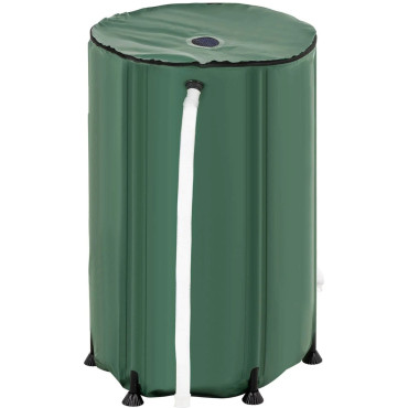 Tank fat. Regnvannsbeholder. Sammenleggbar hage 380 l