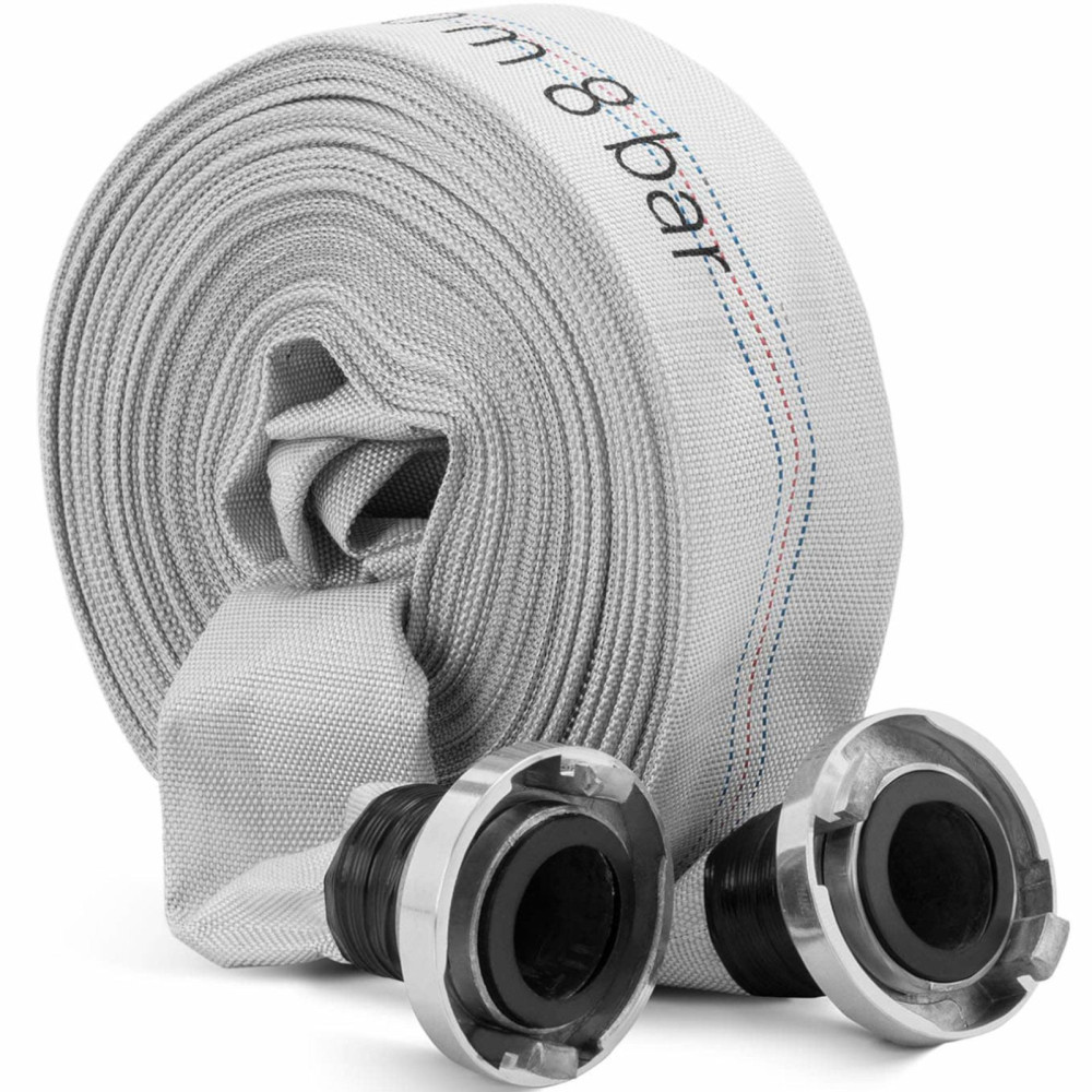 Platte vuurwerklang voor water met een 2 '"52 mm 8-24 barconnector 30 m Platte vuurwerklang voor water met een 2 '"52 mm 8-24 barconnector 30 m