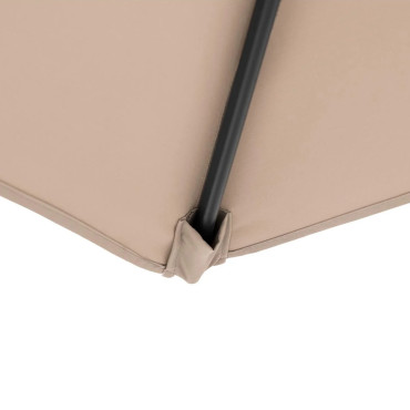 Guarda-chuva de jardim em um creme de boom de 250 x 250 cm