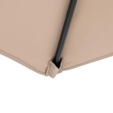 Guarda-chuva de jardim em um creme de boom de 250 x 250 cm