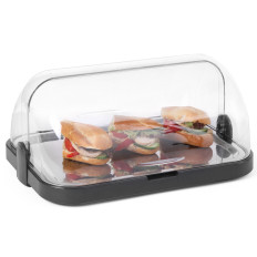 Vitrine pour l'exposition de plats refroidie avec des inserts 44x32x20.5cm - Hendi 871805