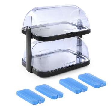 Webbplats för utställning av 44x32x44cm patroner - Hendi 871812