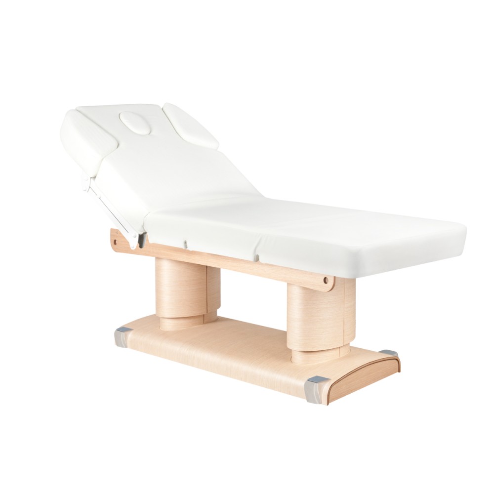 Table de soin spa Azzurro 838 4 moteurs avec matelas chauffant — vue latérale