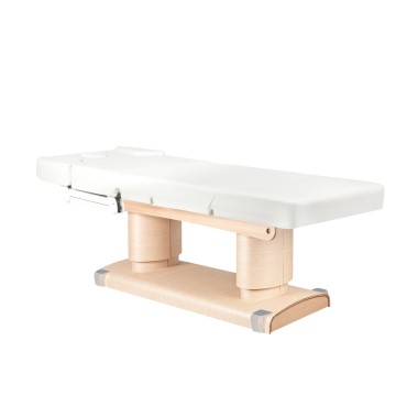 Table de soin spa Azzurro 838 4 moteurs avec matelas chauffant — vue latérale
