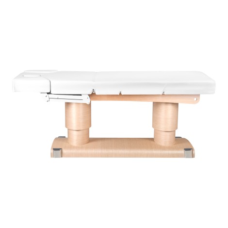 Table de soin spa Azzurro 838 4 moteurs avec matelas chauffant — vue latérale