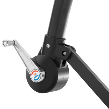 Guarda-chuva de jardim em um boom quadrado de 250 x 250 cm