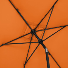 Trädgårdsparasol Rektangulär lutning med en vev 200 x 300 cm orange