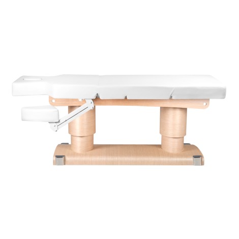 Table de soin spa Azzurro 838 4 moteurs avec matelas chauffant — vue latérale