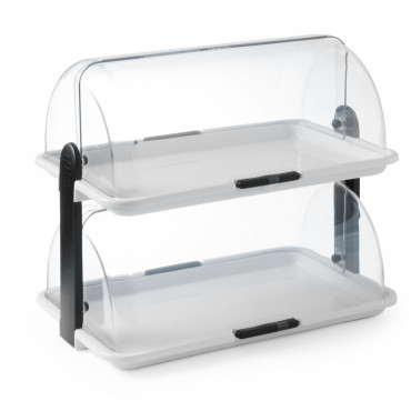 Website para exposição de pratos com uma tampa dupla rolltop - Hendi 871713