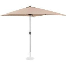 Rectangular garden umbrella with a crank 200 x 300 cm cream