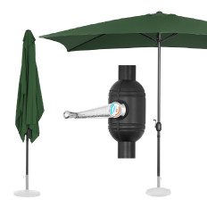 Pravokotni vrt Umbrella z ročico 200 x 300 cm Green