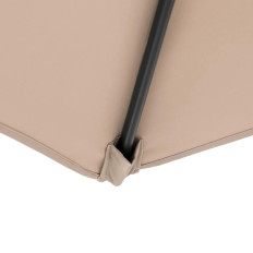 Parapluie de jardin rectangulaire avec une crème de manivelle 200 x 300 cm