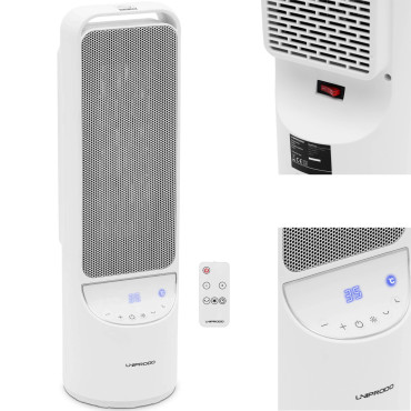 Elektrický stĺpec ohrievač s diaľkovým ovládaním 1200/2000 W