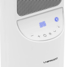 Elektrische kolomverwarmer met afstandsbediening 1200/2000 W