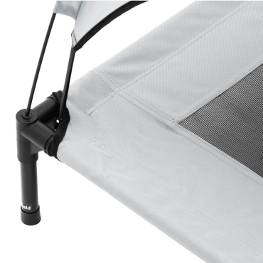Cama para uma cama de cachorro com um dossel de dobramento 122,5 x 91,5 x 109 cm