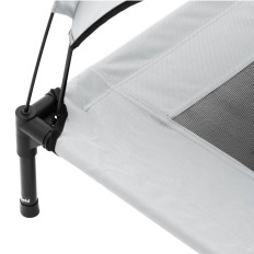 Cama para uma cama de cachorro com um dossel de dobramento 122,5 x 91,5 x 109 cm
