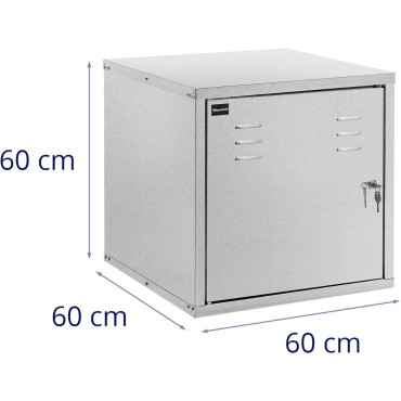 Kabinet Kabinet Konjeniška oprema iz galvaniziranega jekla 60 x 60 x 60 cm