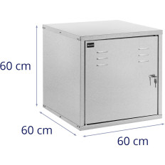 Equipamento equestre do gabinete de sela feito de aço galvanizado 60 x 60 x 60 cm