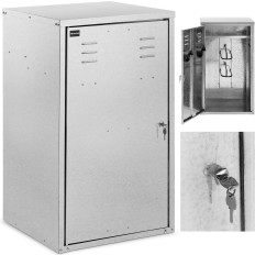 Équipement équestre de l'armoire de selle en acier galvanisé 60 x 60 x 107 cm