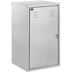 Saddle cabinet Equestrian equipment made of galvanized steel 60 x 60 x 107 cm