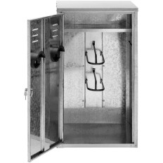 Sadelkabinetrende udstyr lavet af galvaniseret stål 60 x 60 x 107 cm