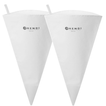 Saco de confeitaria cone para pulverizar e decorar 45 cm Conjunto de 2 pcs. Hendi 550427