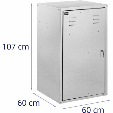 Galvaniseeritud terasest valmistatud sadula kabineti ratsavarustus 60 x 60 x 107 cm