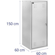 Kabinet Kabinet Konjeniška oprema iz galvaniziranega jekla 60 x 60 x 150 cm