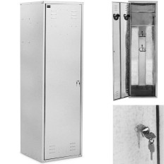 Saddle cabinet Equestrian Equipment made of galvanized steel 60 x 60 x 200 cm