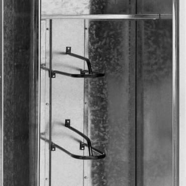 Saddle cabinet Equestrian Equipment made of galvanized steel 60 x 60 x 200 cm