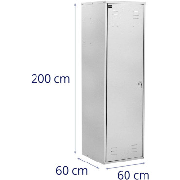 Sedlo skříňka jezdecké zařízení z pozinkované oceli 60 x 60 x 200 cm