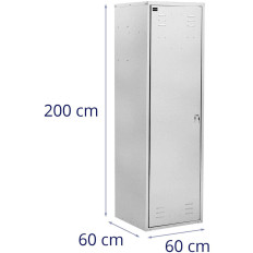 Sattelschrank Reiterausstattung aus verzinktem Stahl 60 x 60 x 200 cm