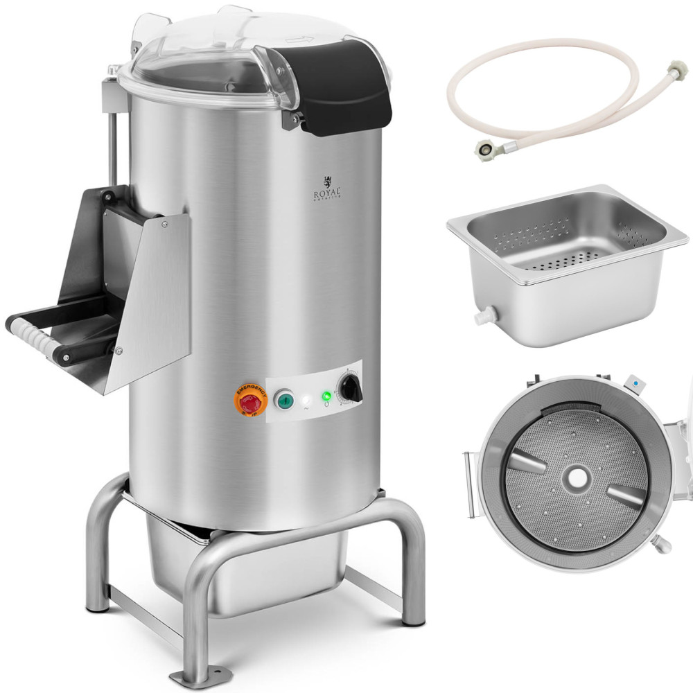 Descascador de batata e vegetais elétricos 18 L + Temporizador