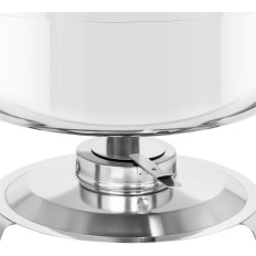 Calentador de vajillas redondo para pasta con la cubierta 7,6 l