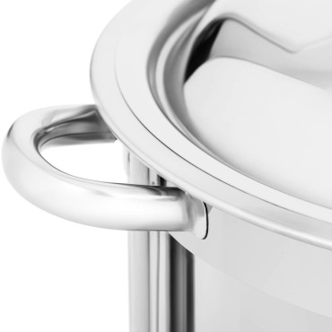 Porslinvärmare runt för pasta med lock 7,6 l