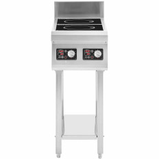 Inductiekeuken 2 Vrijstaande brander 400v 2 x 3500 W