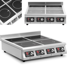 Indukcijas virtuve 4 Taimeris Taimeris 400 V 4 x 3500 W