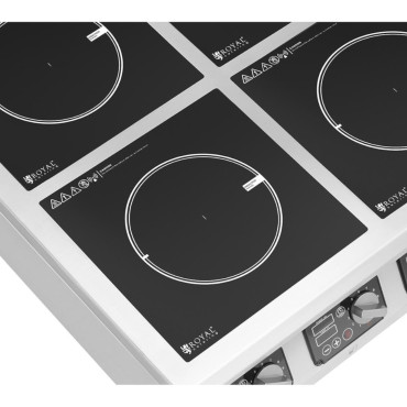 Indukcinis virtuvė 4 laikmačio laikmatis 400 V 4 x 3500 W