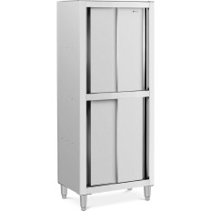 Roupeiro gastronômico em aço inoxidável. Porta de frente e verso 120 kg 80 x 50 x 180 cm