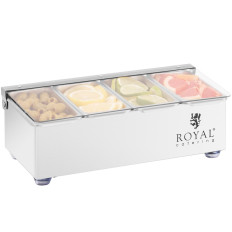 Organizator za Barmain Organizator za pijačo za pijače s 4 x 0,4 L LID