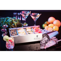 Recipiente organizador de Barmain para bebidas para bebidas com uma tampa de 4 x 0,4 L